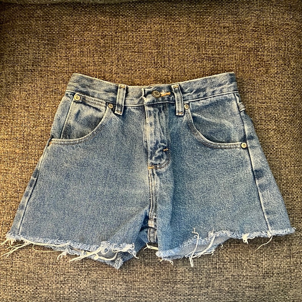 Girls “vintage” Wrangler denim shorts
